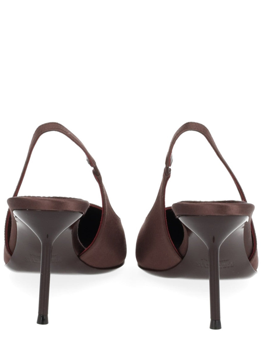 Dark Brown Slingback Pumps 4