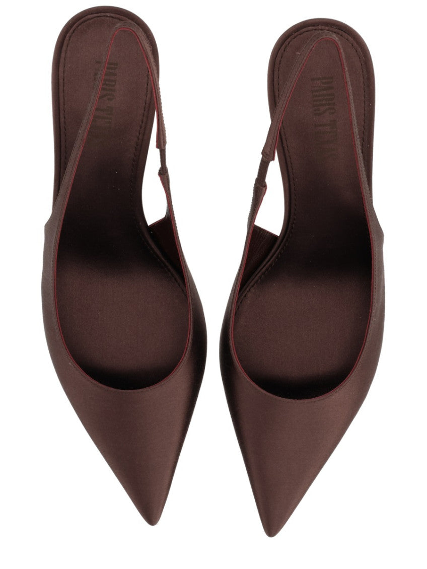 Dark Brown Slingback Pumps 5