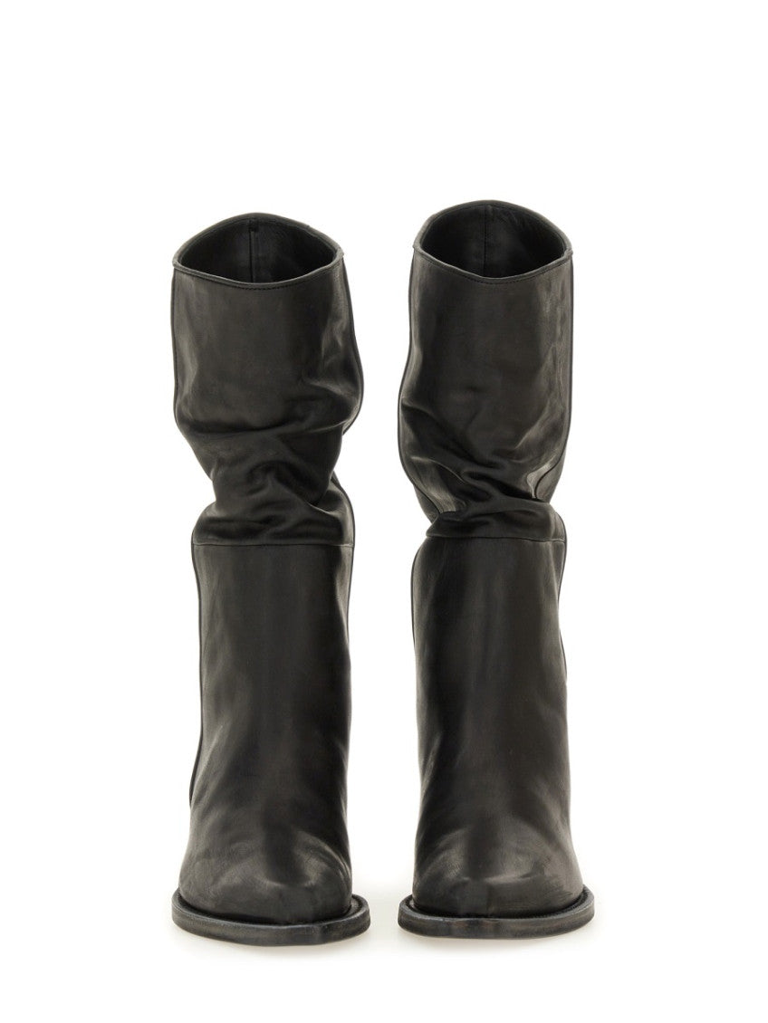 Black Textile Boots 4