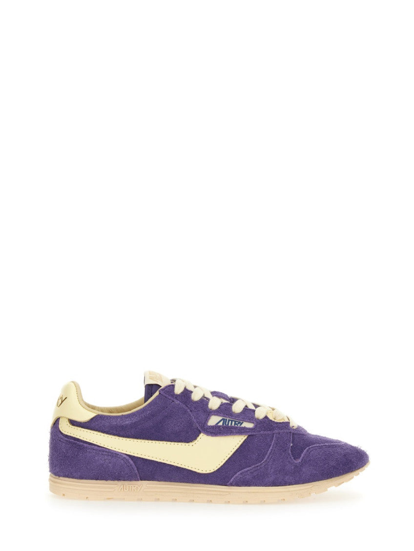 Purple Logo Sneakers 1