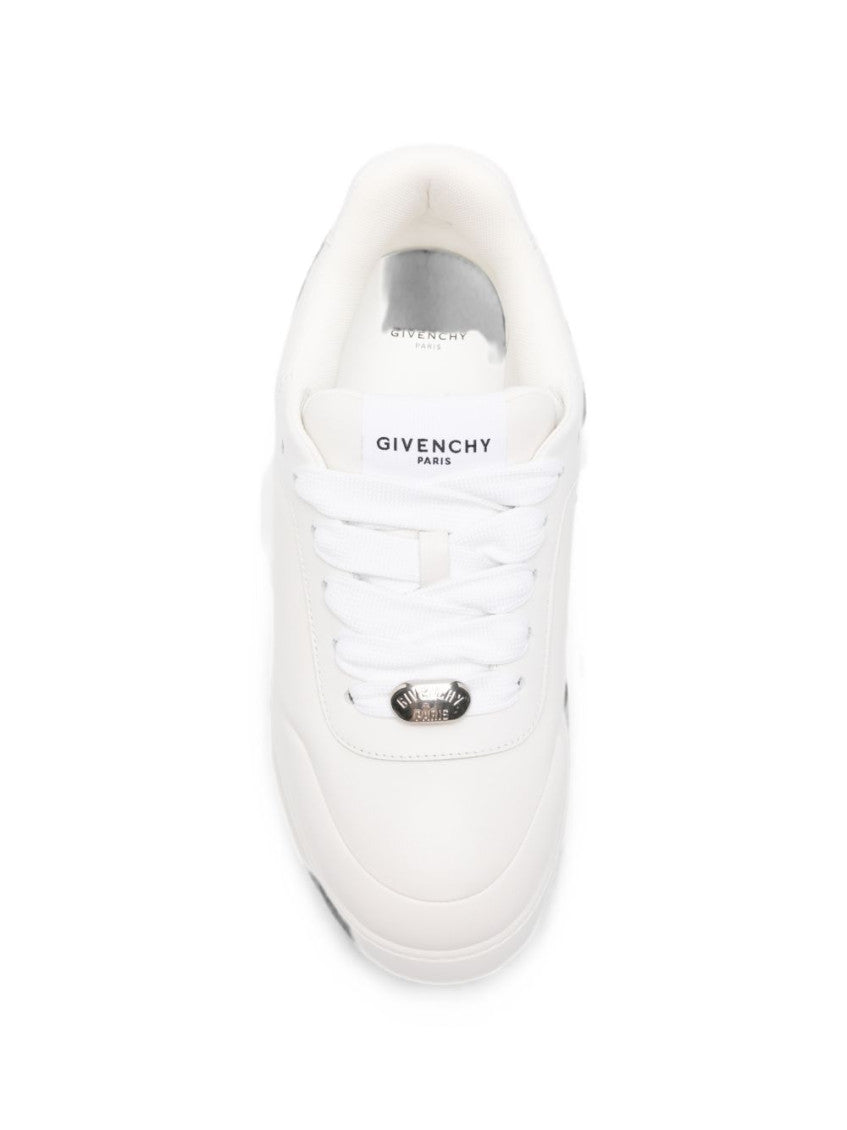 White Yard Leather Sneakers 4