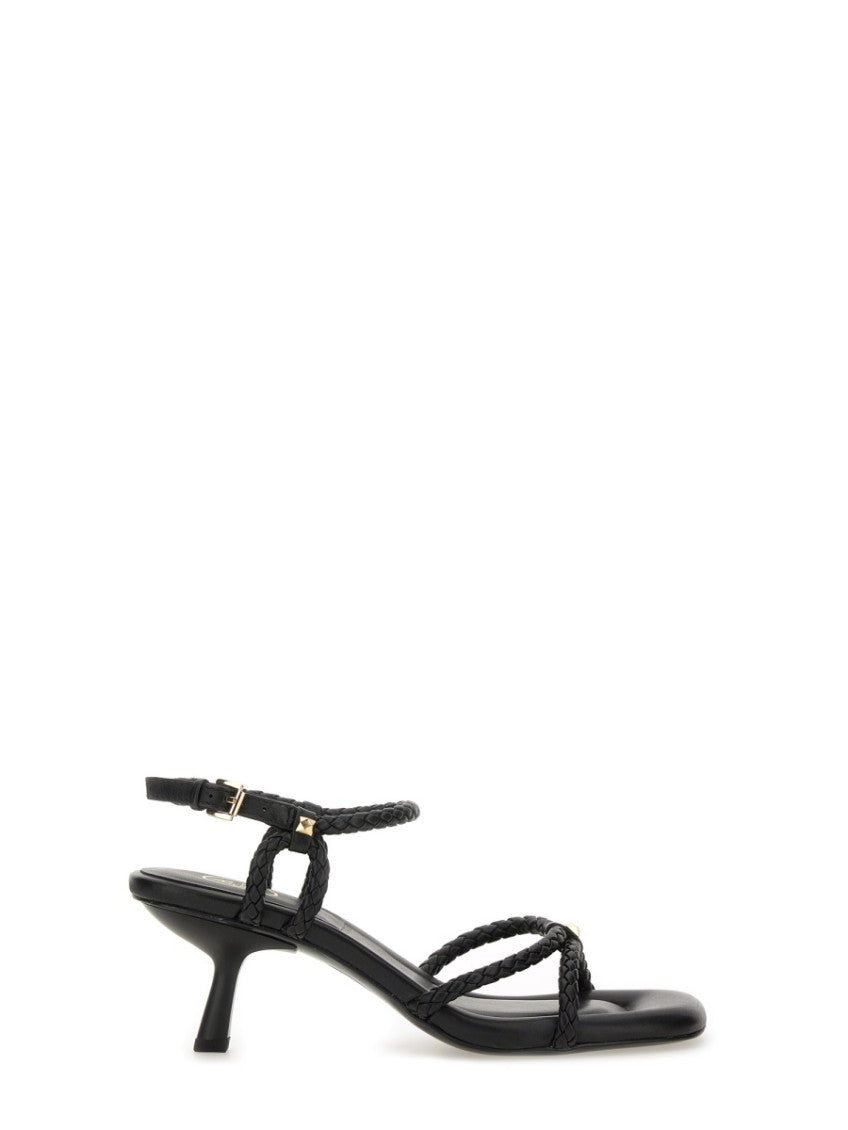 Black Ankle Strap Heels 1