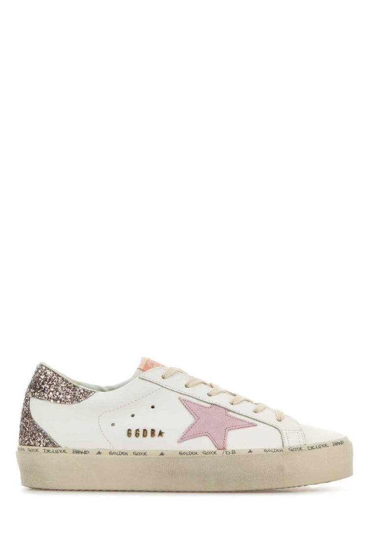White Leather Sneakers 1