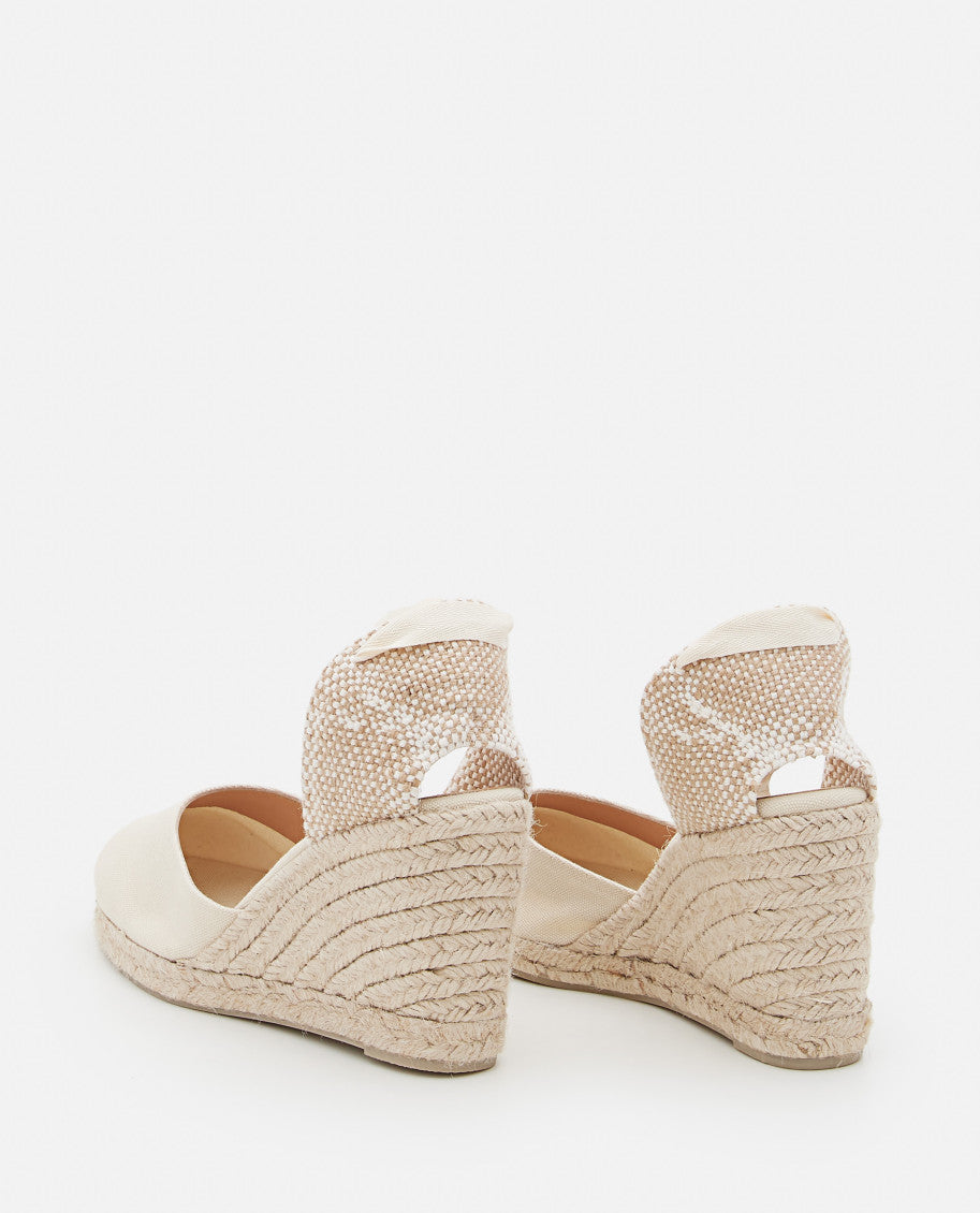 White Round Toe Wedges 3