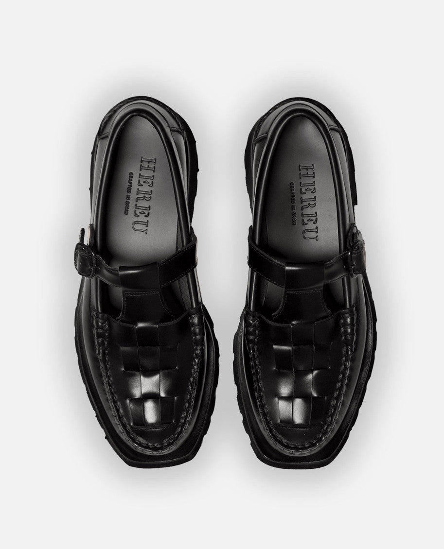 Black Leather Loafers 2