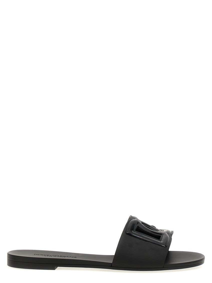 Black Logo Flats 1
