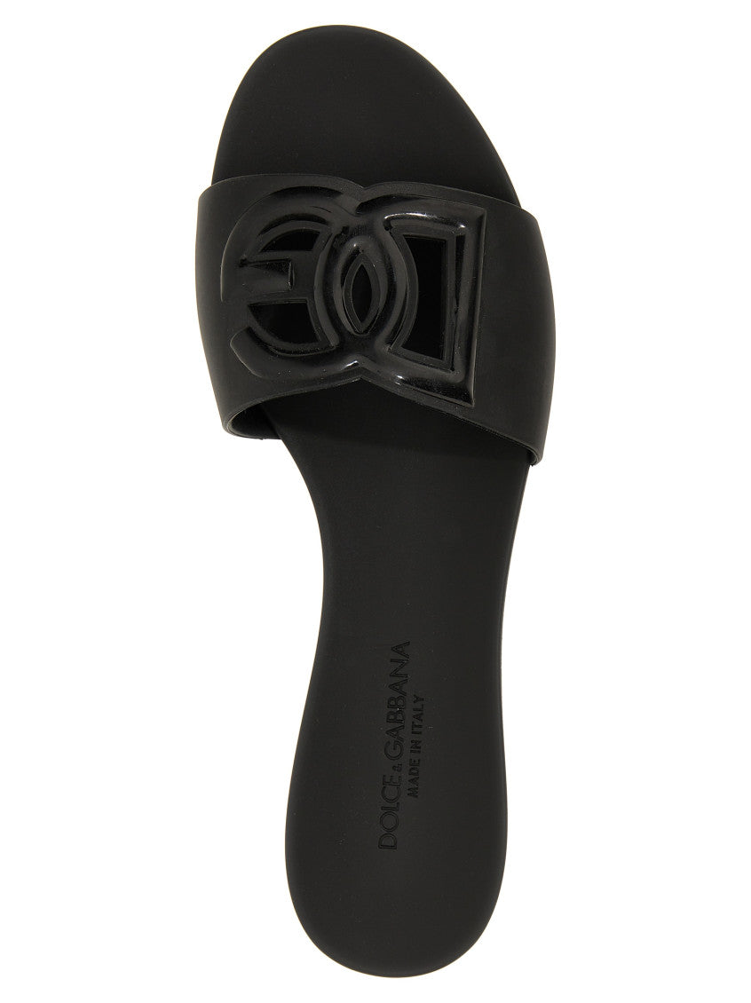Black Logo Flats 4