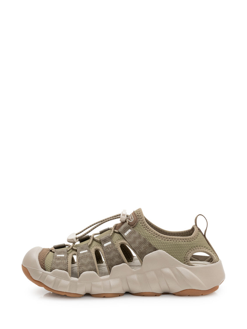 Olive Drawstring Sandals 2