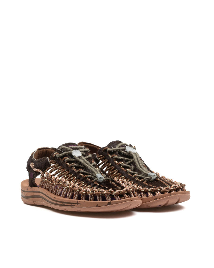 Brown Braided Sandals 2
