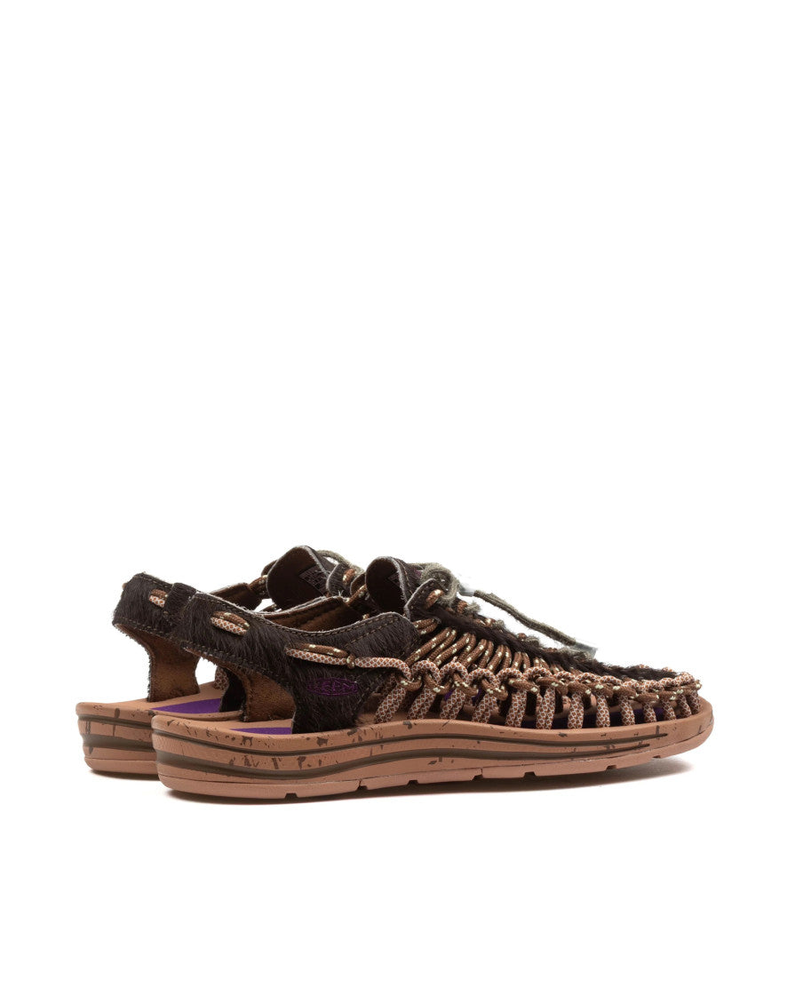 Brown Braided Sandals 3