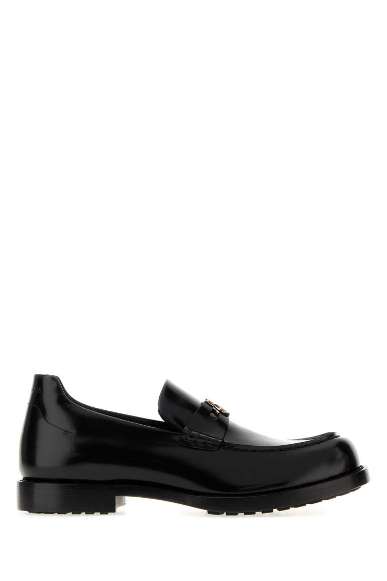 Black Leather Loafers 1