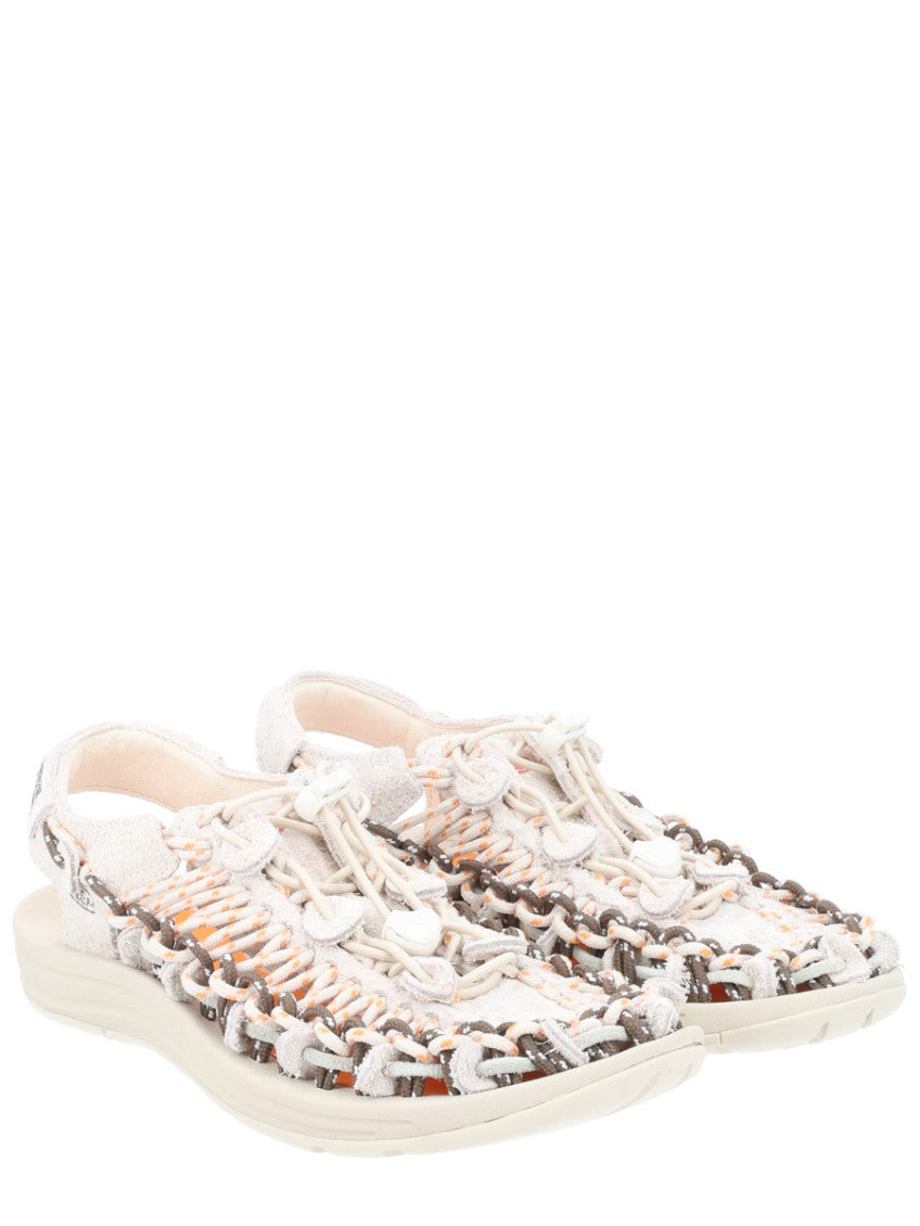 White Woven Sandals 2