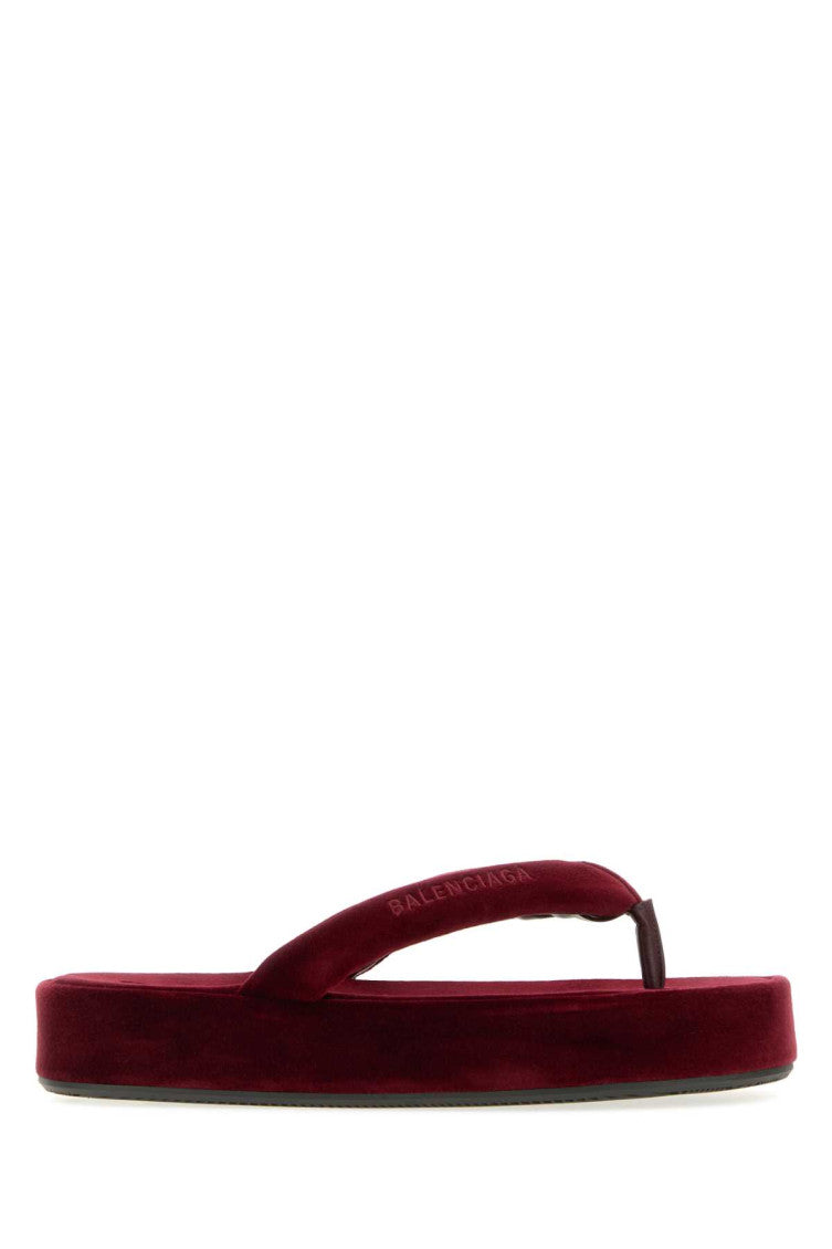 Dark Brown Solid Jet Lag Sandals. 1