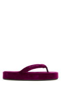 Purple Solid Sandals 1