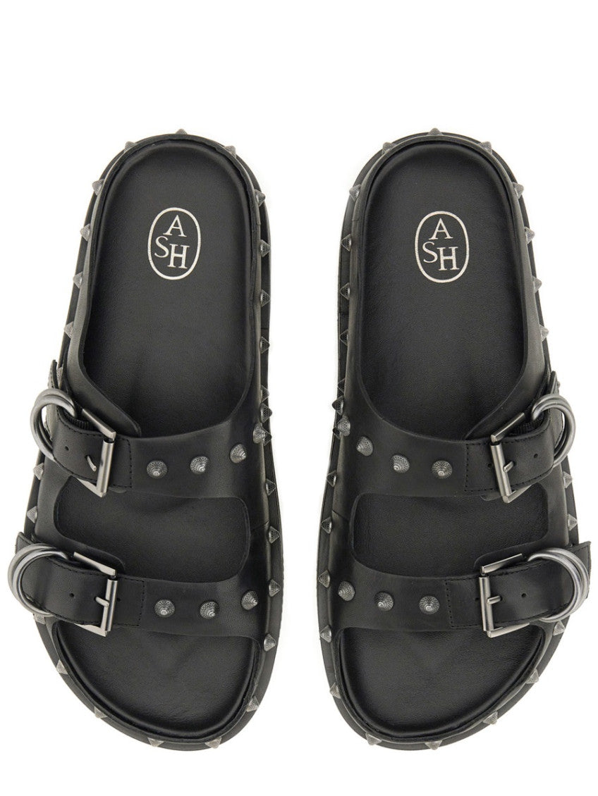 Black Studded Sandals 3