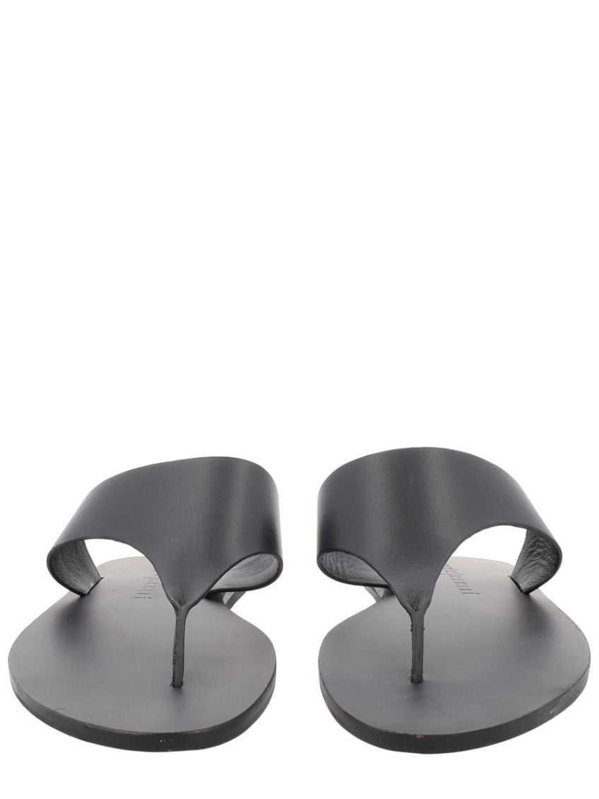 Black Solid Slippers 4