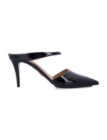 Black Slip On Heels 1