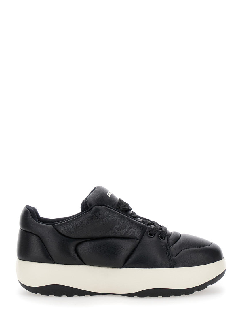 Black Logo Sneakers 1