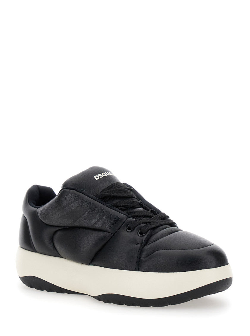 Black Logo Sneakers 2