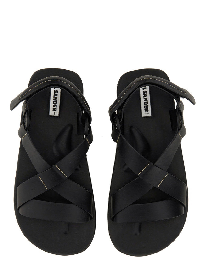 Black Solid Carryover Sandals 4