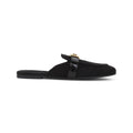 Black Slip On Mules 1