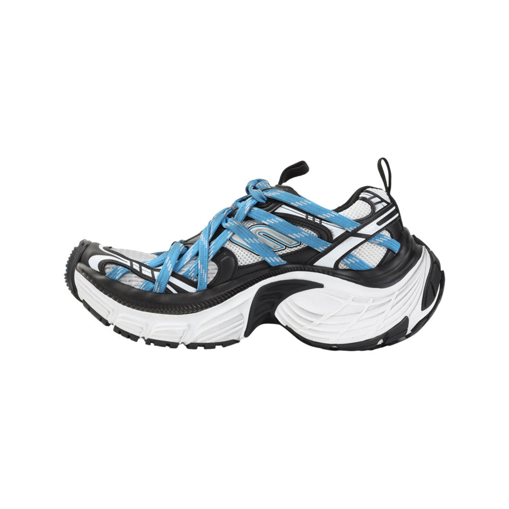 BlackWhite Color Block Sneakers 2