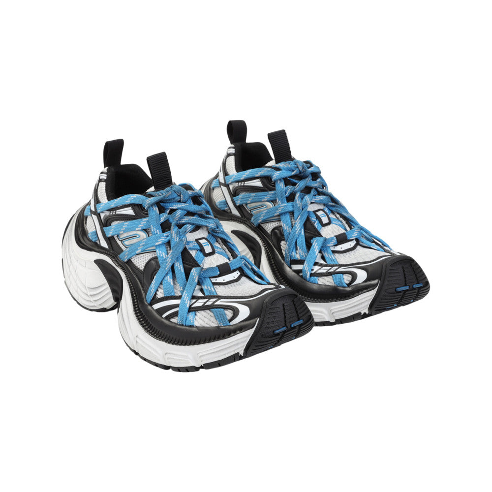 BlackWhite Color Block Sneakers 3