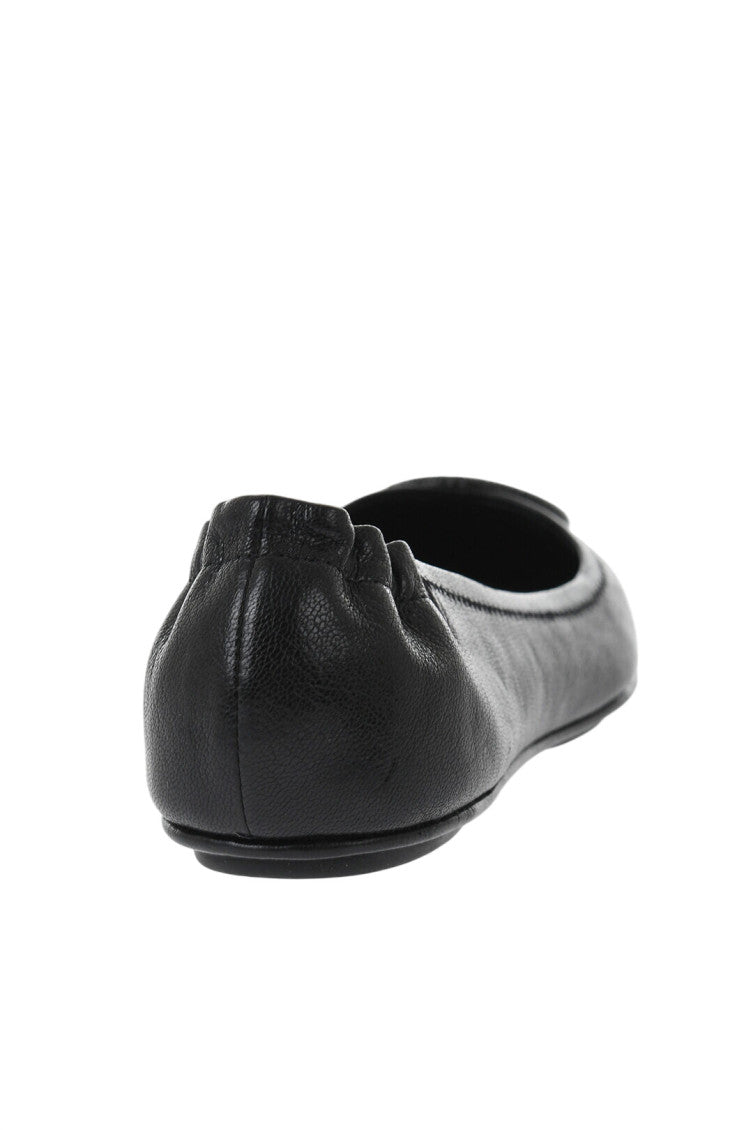 Black Embellished Ballet Flats 3