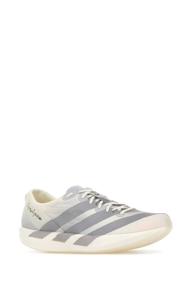 White Striped Sneakers 2