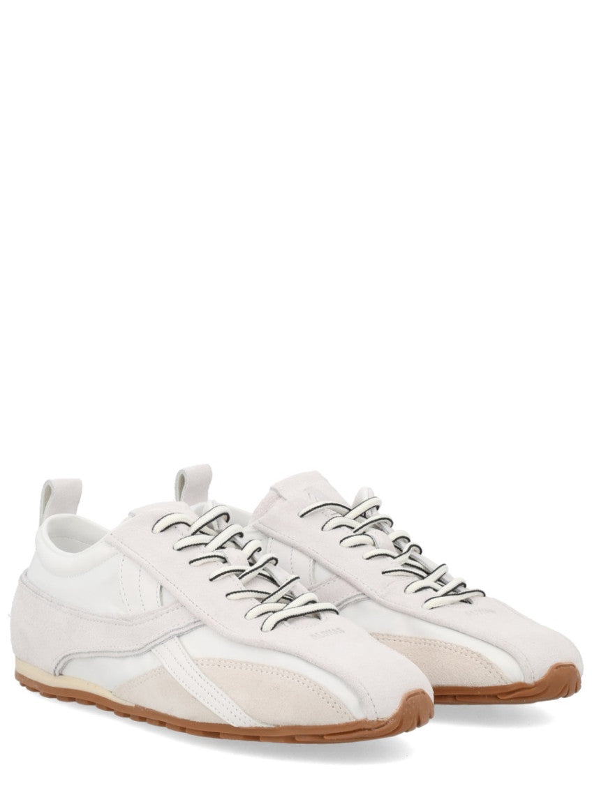 White Lace-up Sneakers 2