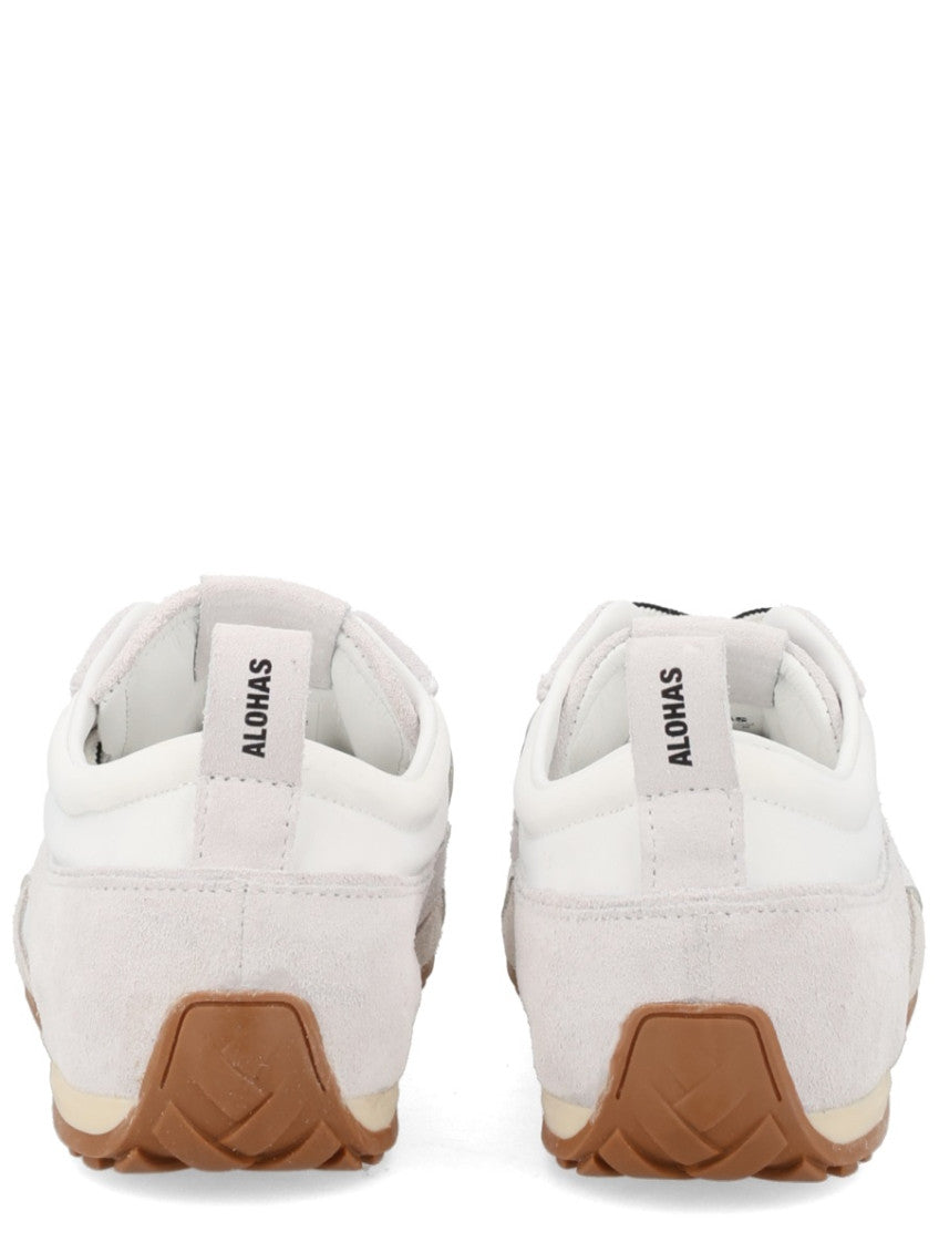 White Lace-up Sneakers 4