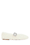 White Round-toe Ballet Flats 1
