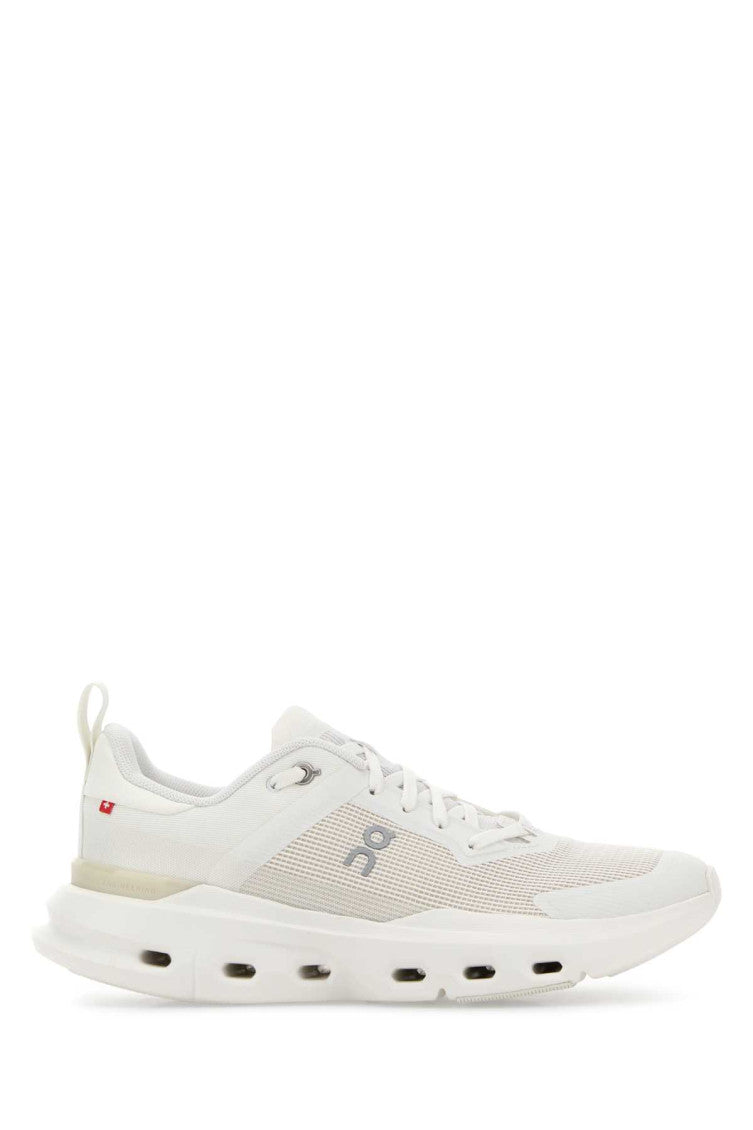 White Lace-up Sneakers 1