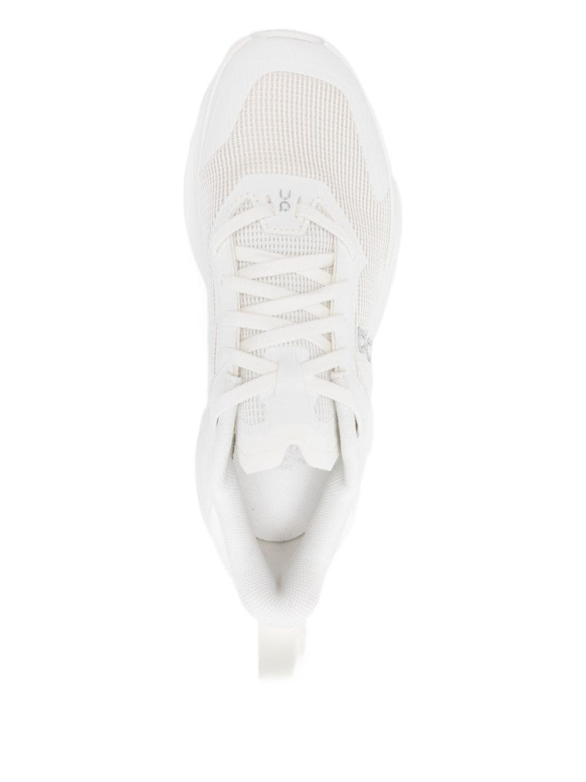 White Lace-up Sneakers 3