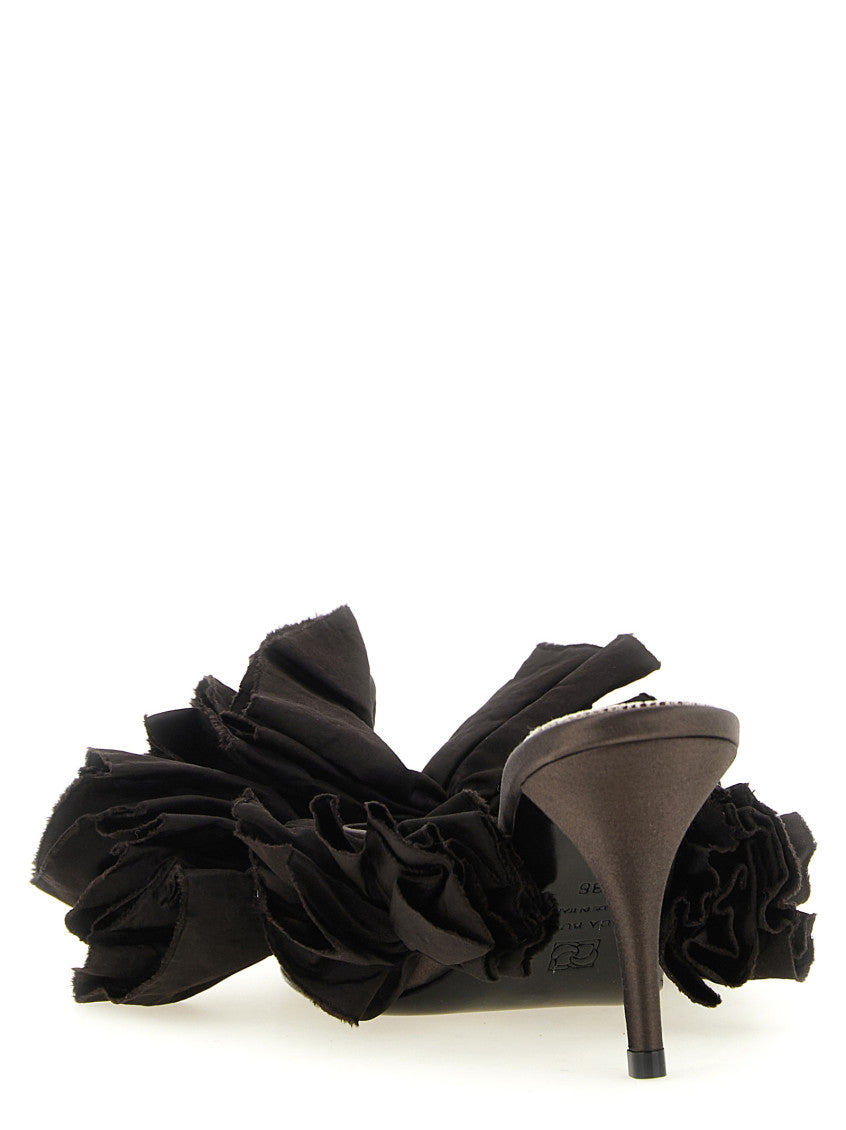 Brown Floral Heels 3