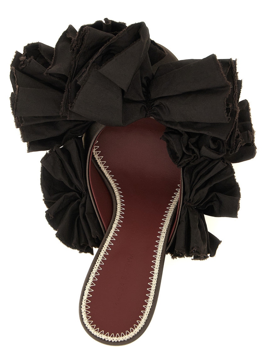 Brown Floral Heels 4