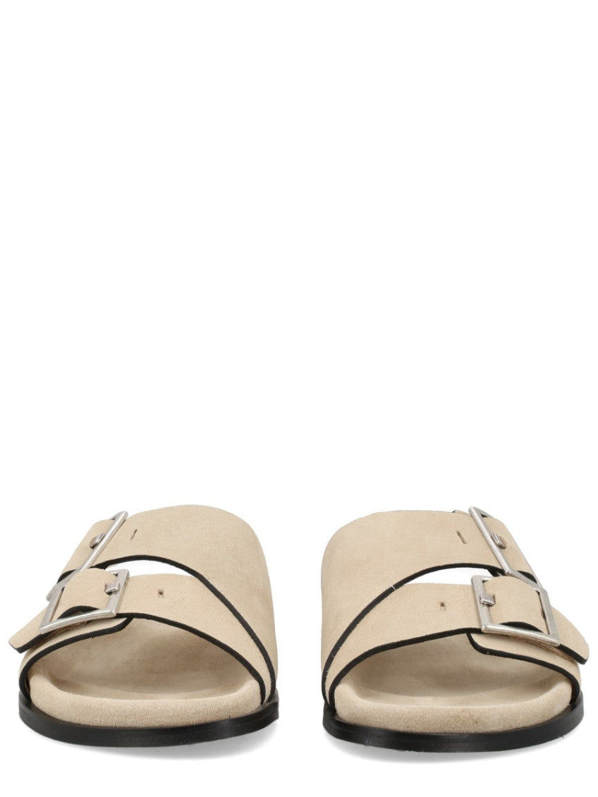 Beige Slip-on Sandals 3