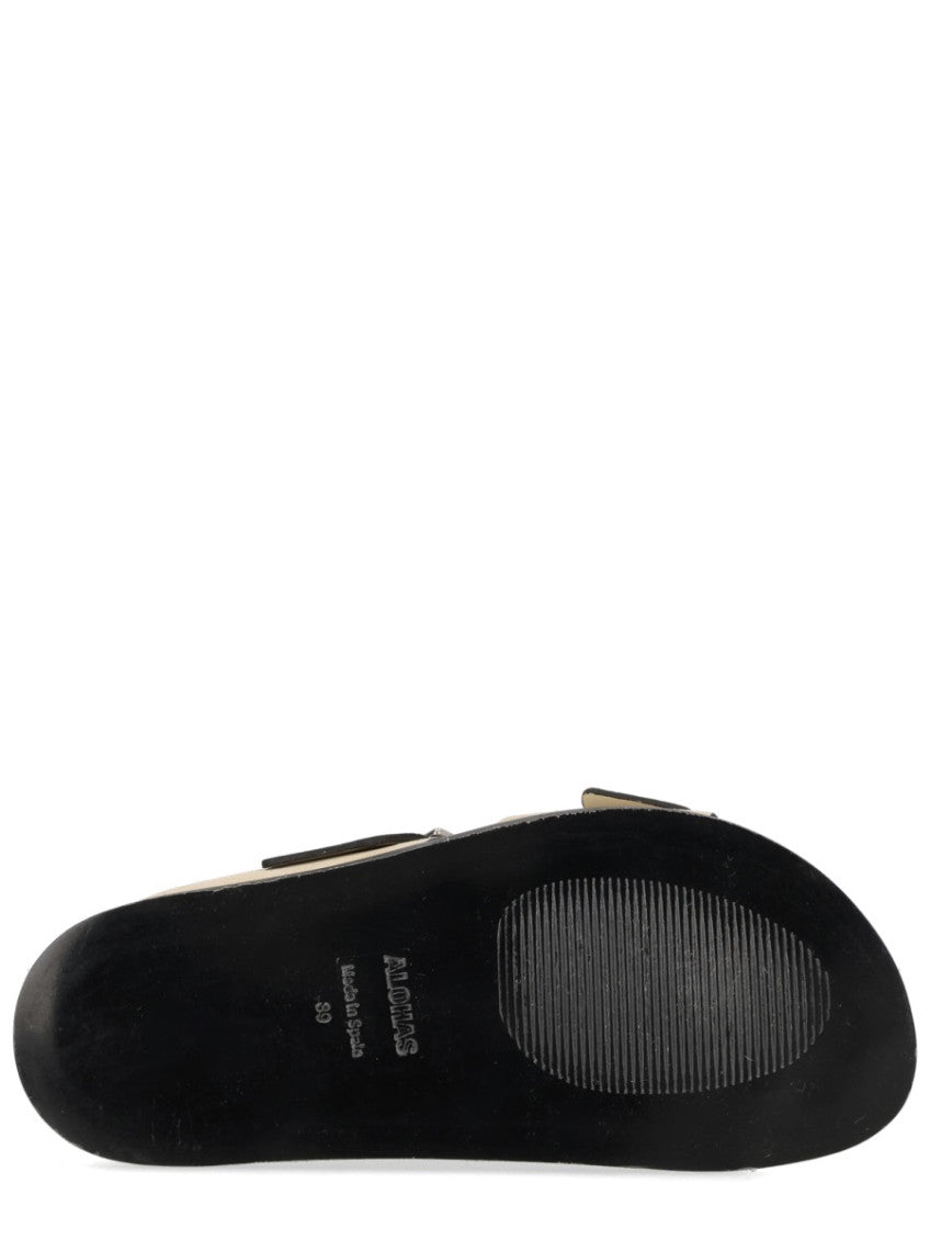 Beige Slip-on Sandals 6