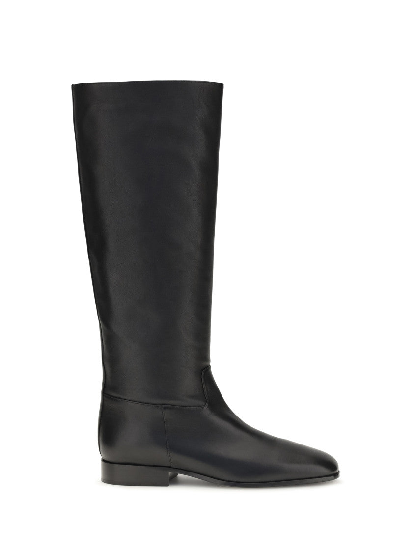 Black Leather Boots 1