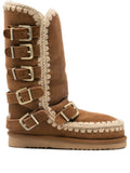 Brown Eskimo-40 Buckle Boots 1