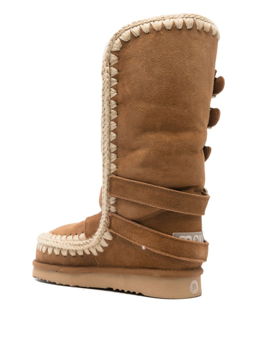 Brown Eskimo-40 Buckle Boots 2
