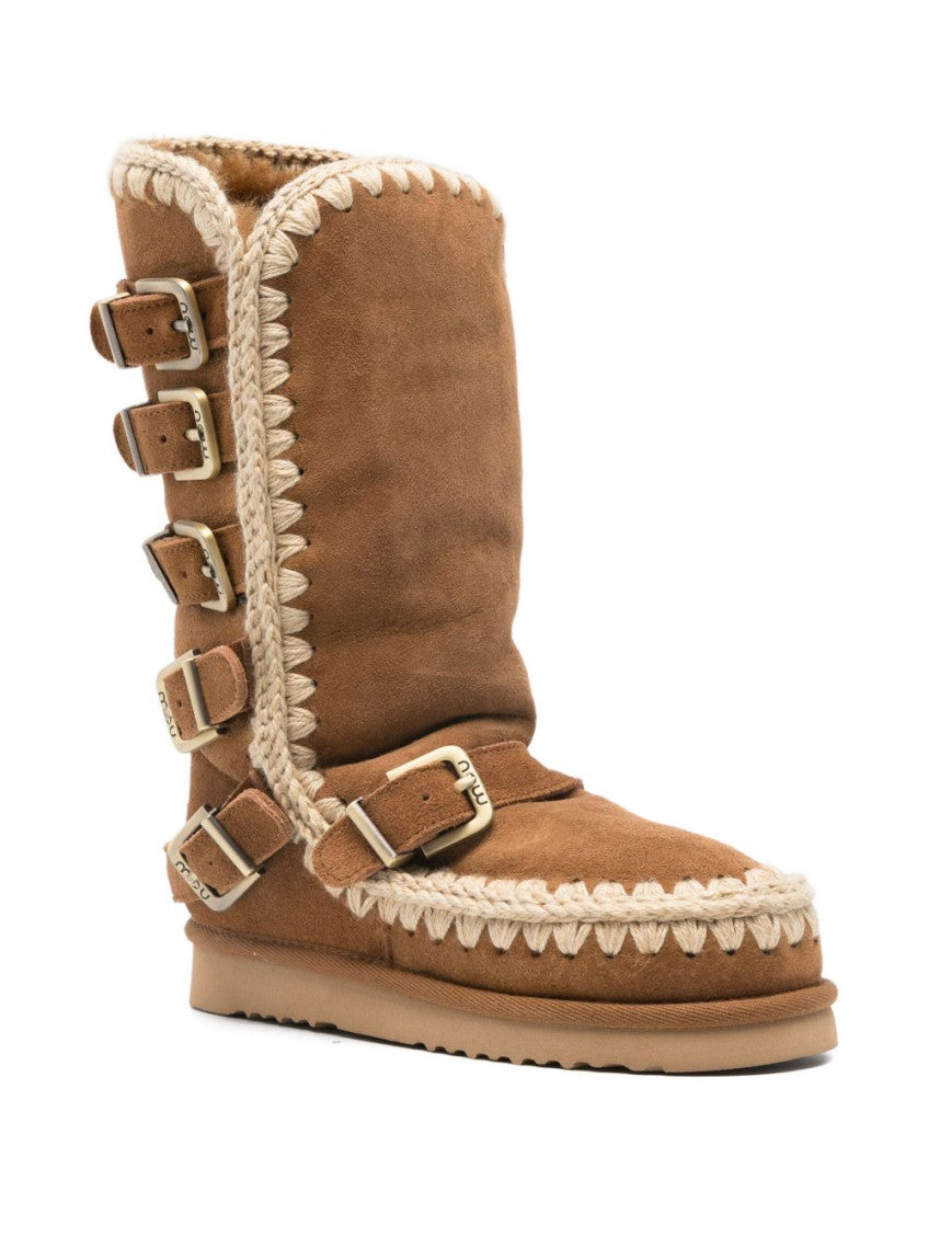 Brown Eskimo-40 Buckle Boots 4