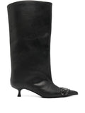 Black Leather Boots 1