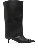 Black Leather Boots 1