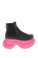 Black Leather Chelsea Boots 1