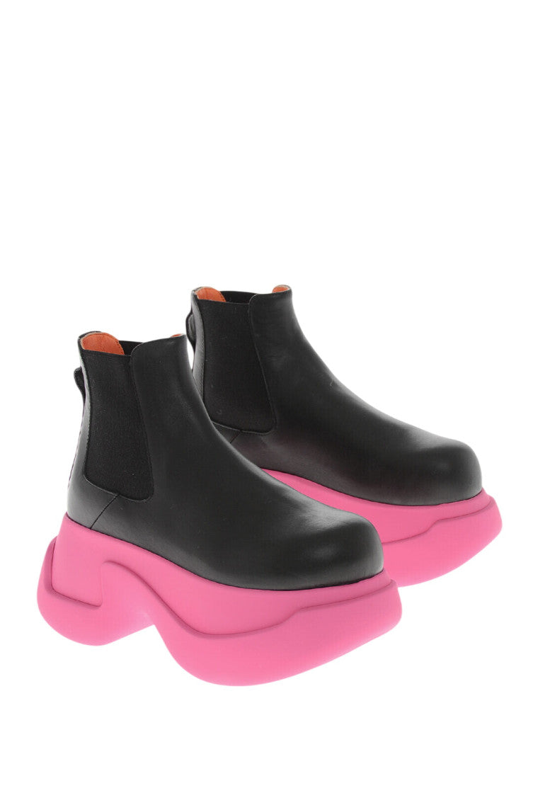 Black Leather Chelsea Boots 2