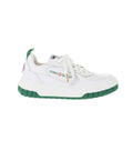 White Low Leather Sneakers 1
