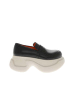 Black Leather Penny Loafers 1