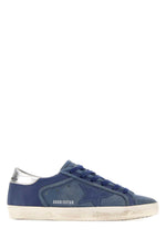 Blue Lace-up Sneakers 1