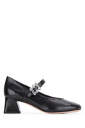 Black Leather Pumps 1